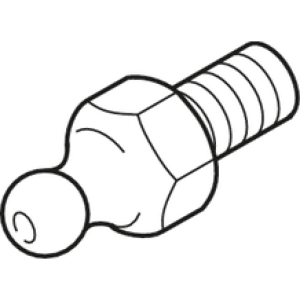 Bosch Rexorth Hydraulic-type lube nipple according to DIN 71412 Form A Rexroth