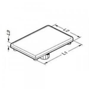 Bosch Rexroth 3842548744, End Cap 30X30,Grey 3842548744 Rexroth